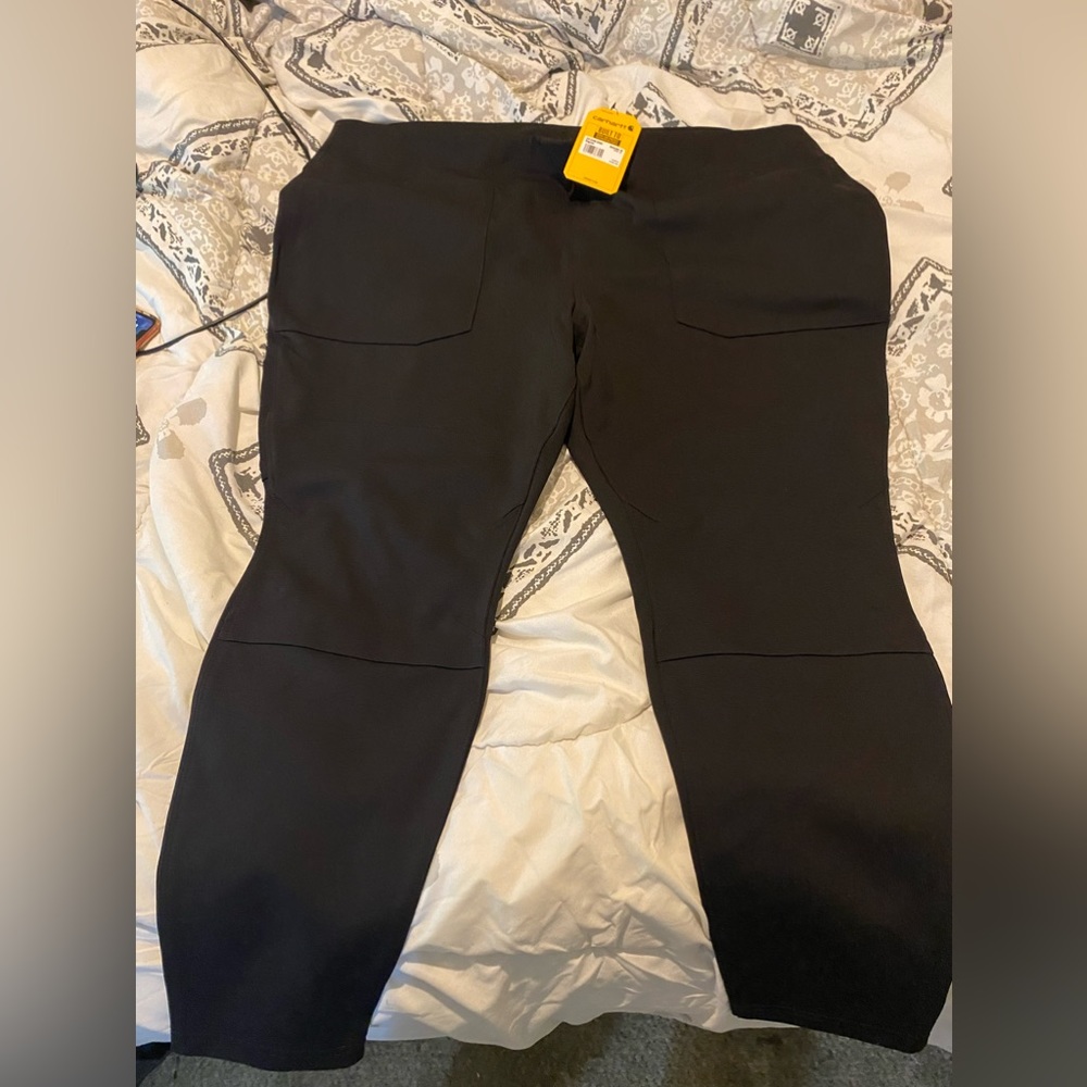 Carhartt Force Fitted Midweight Leggings in Black size 3x